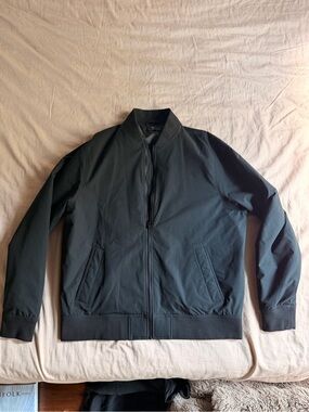 Banana Republic Bomber Jacket in Black